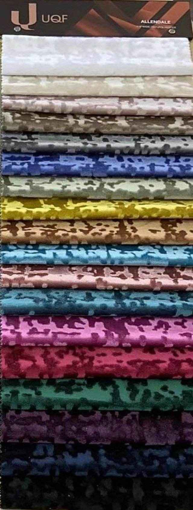 Natural Abstract Crushed Velvet Fabric by the Yard - 118 Inch Wide