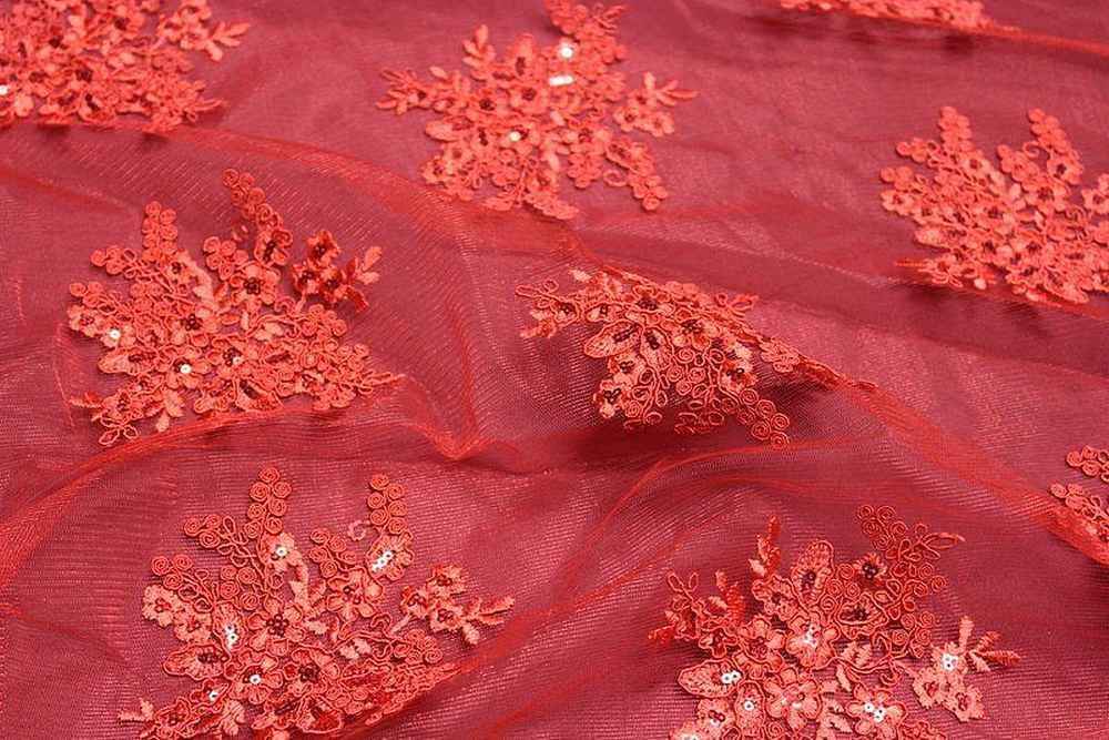 ALLEY Mesh Sequin Fabric, 54 Inch. in Width
