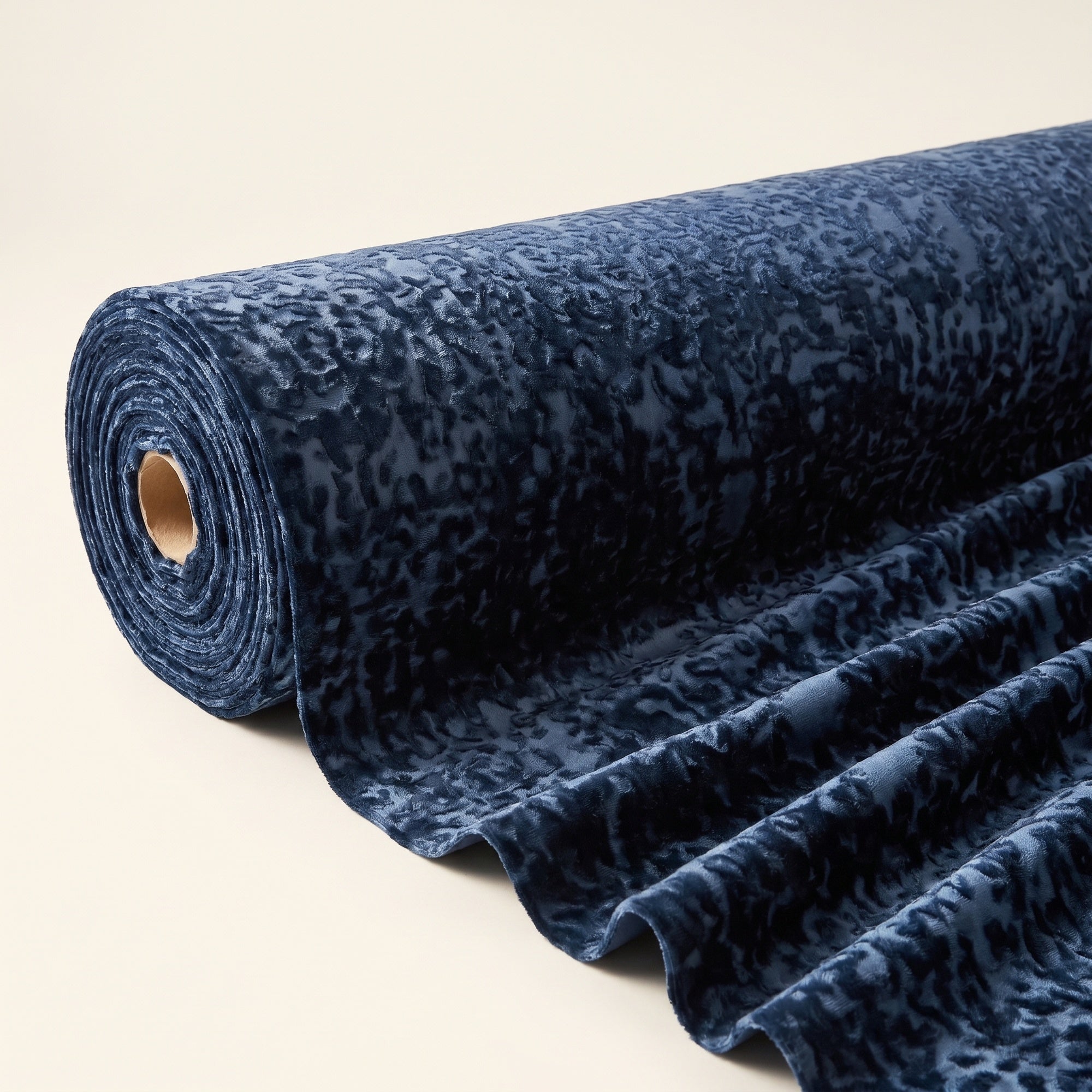 Allendale Navy Fabric — fabric roll