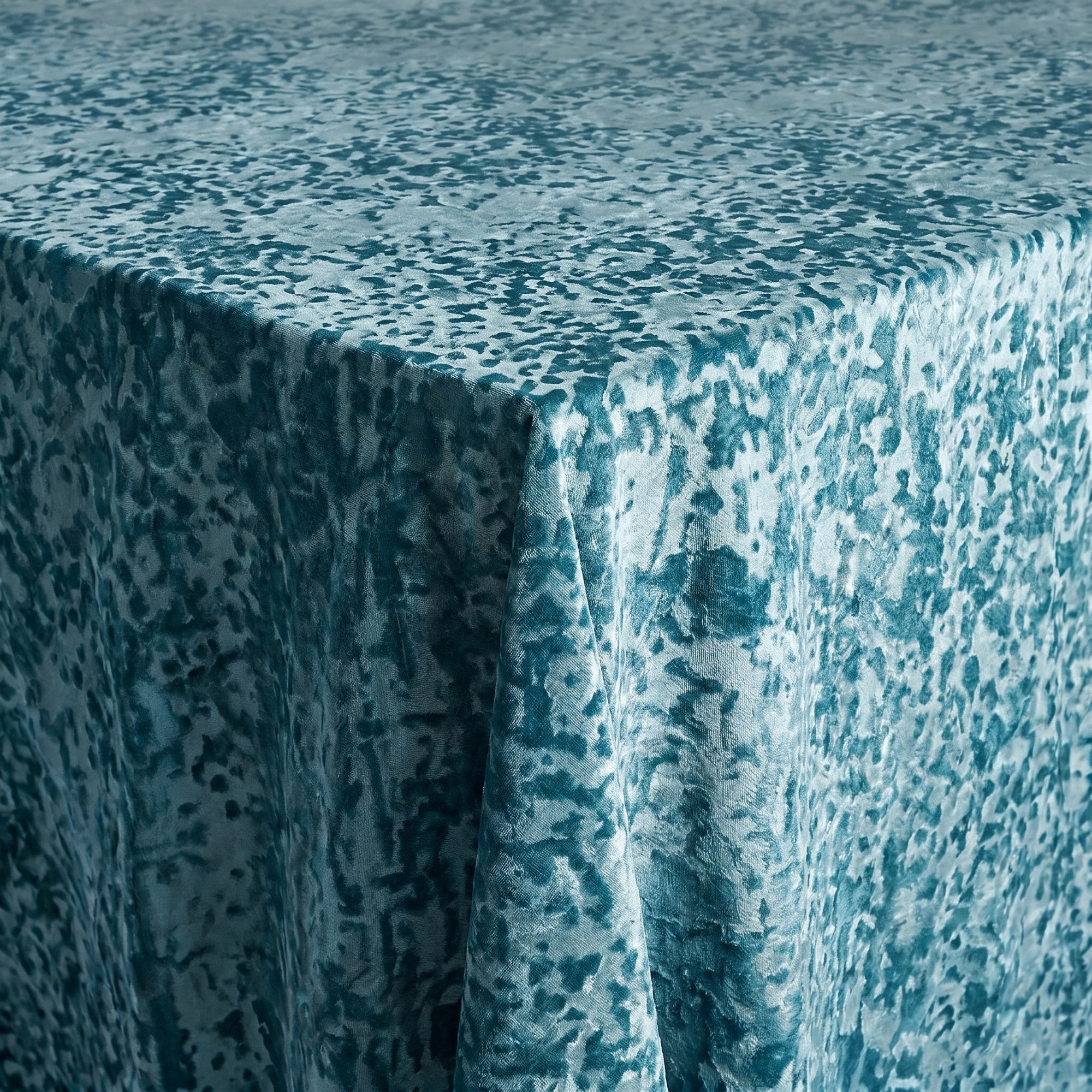 Allendale Ocean Tablecloth — fabric detail