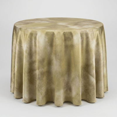 Aquarium Iridescent Satin Tablecloth – Brown