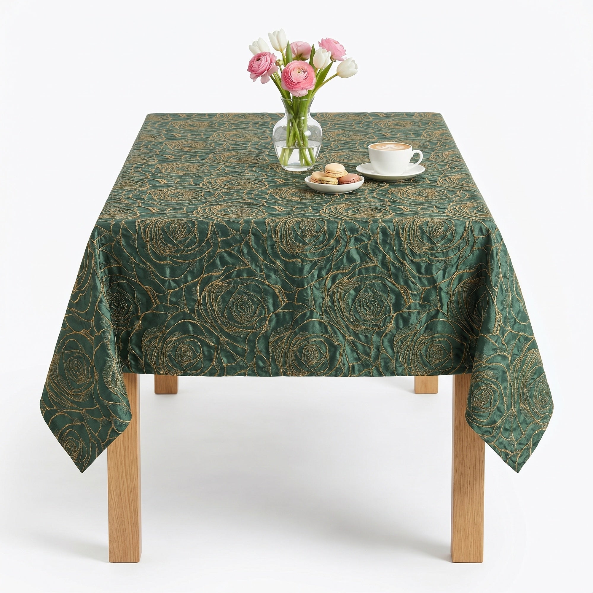 Barnes Pine Green Tablecloth