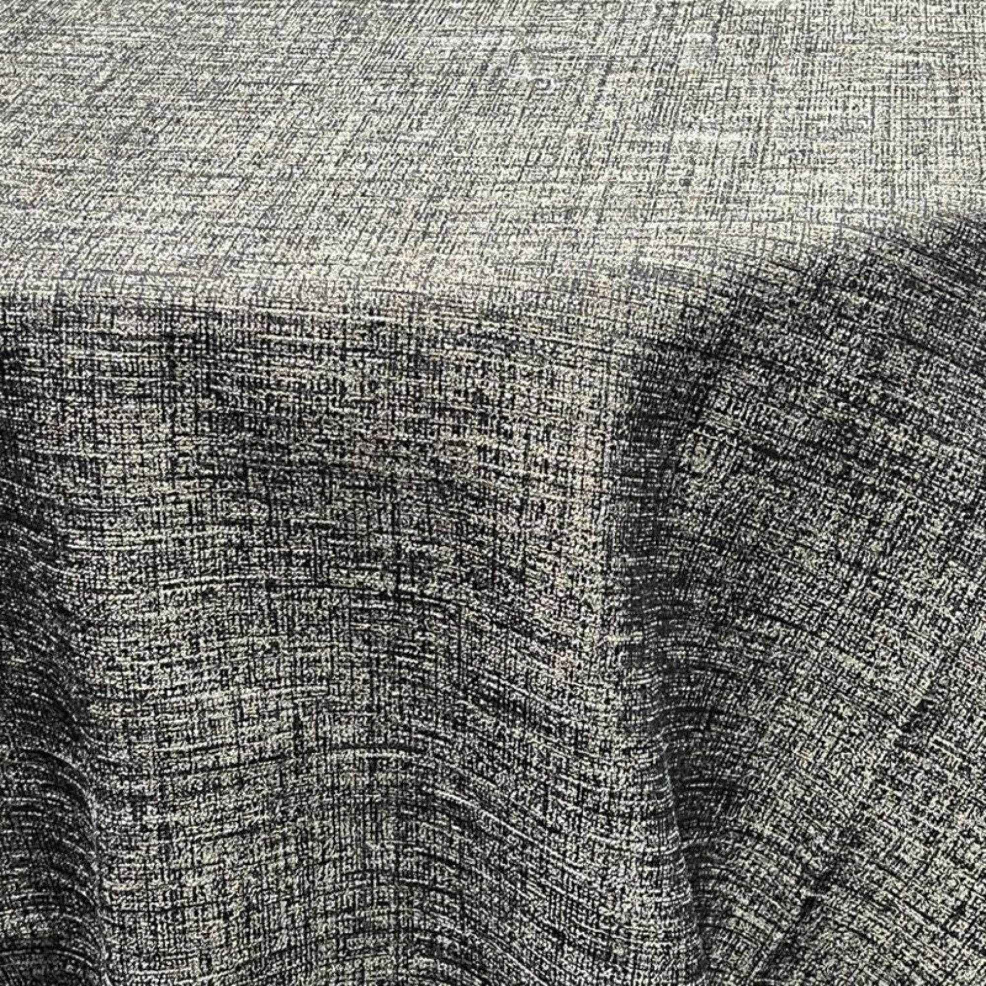 Onyx CHRISMA Jacquard Fabric by the Yard - 115 Inch Wide