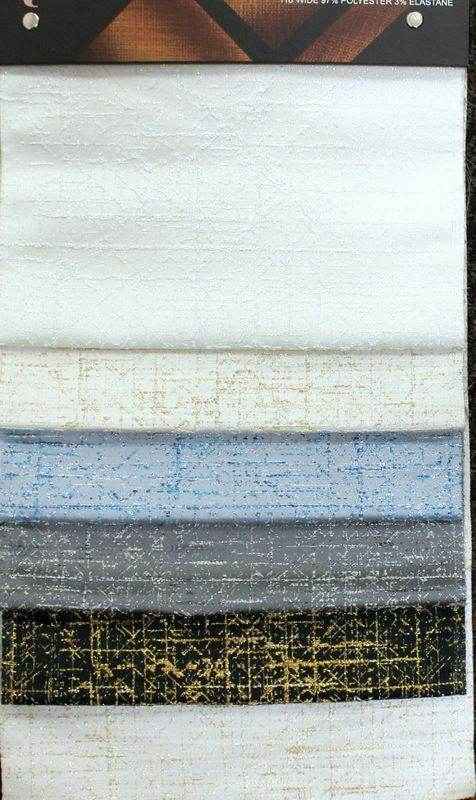 Midnight Mumbai Sparkling Jacquard Fabric with Glitzy Yarn Fabric by the Yard - 118 Inch Wide