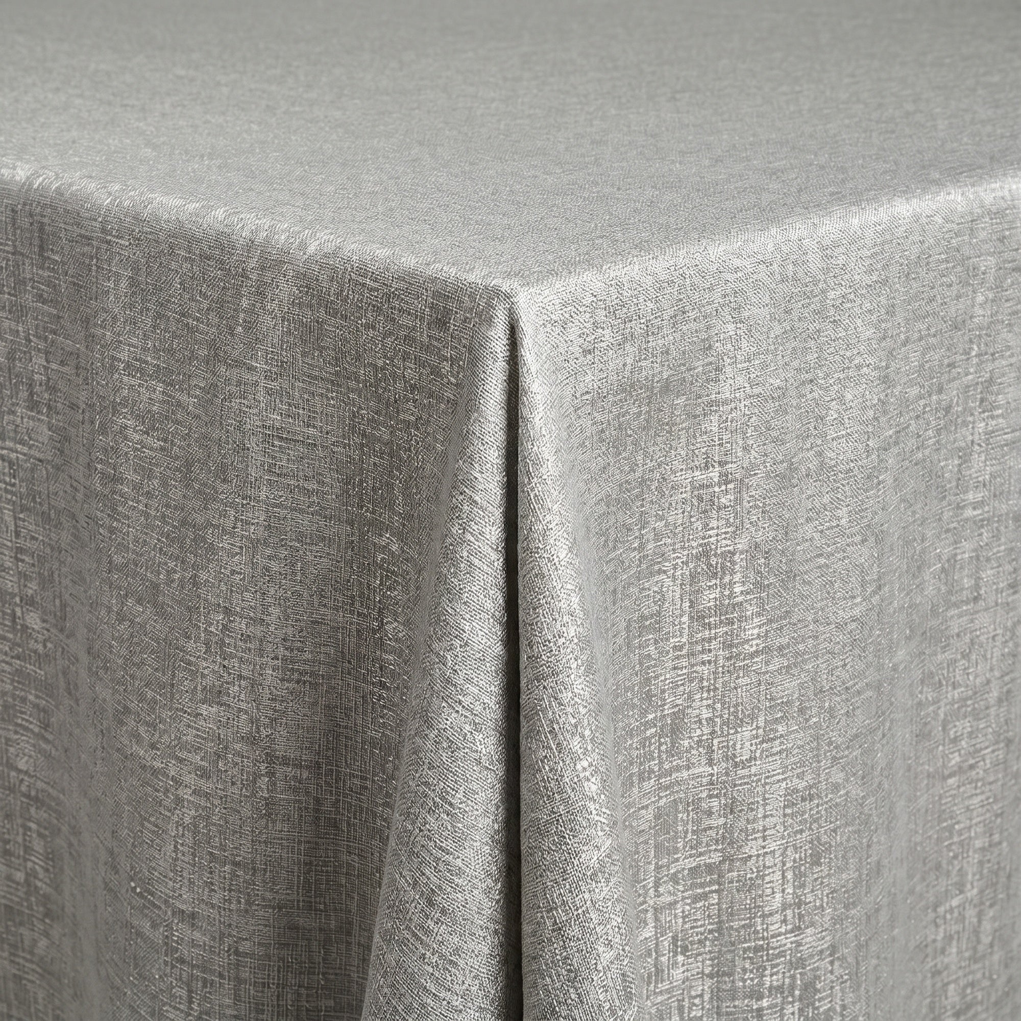 Chrisma Grey Tablecloth — fabric detail