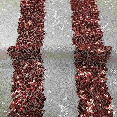 Fiesta Sequin Fabric – Red/White