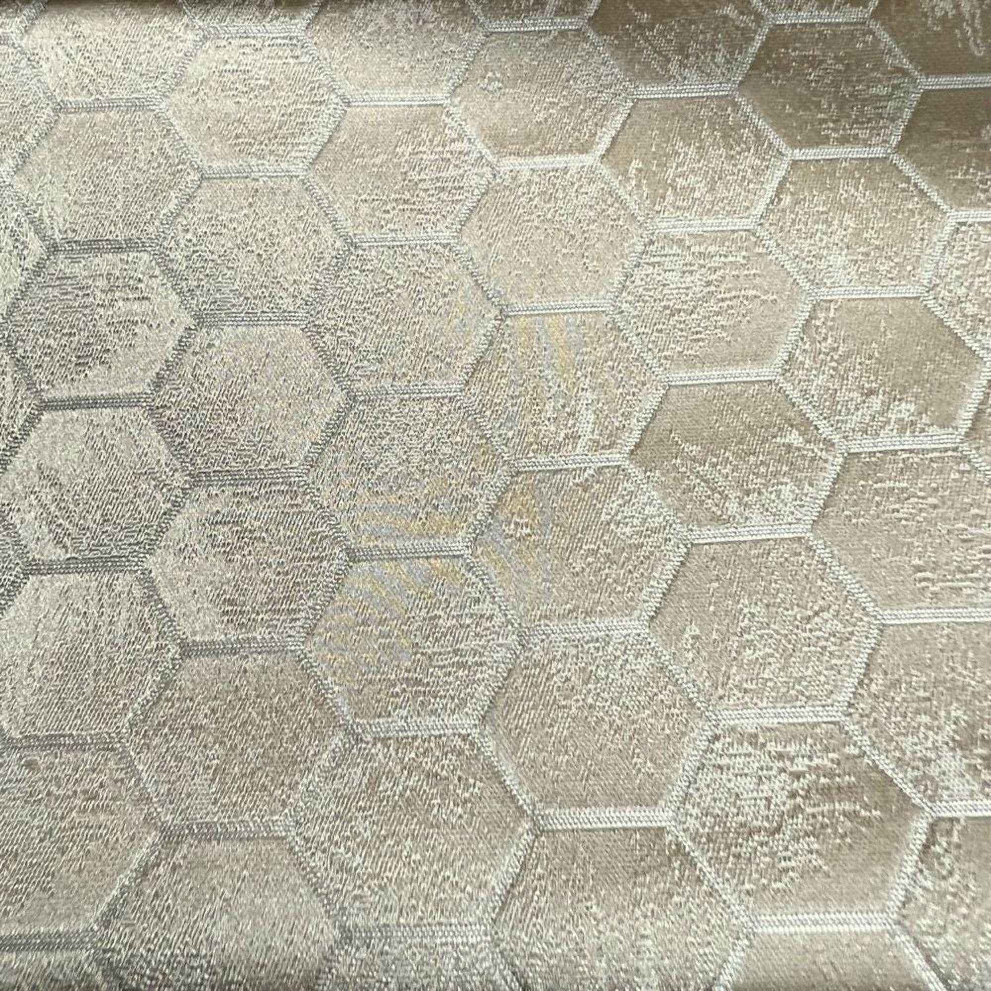 Champagne Gastonia Jacquard Fabric by the Yard - 110 Inch Wide