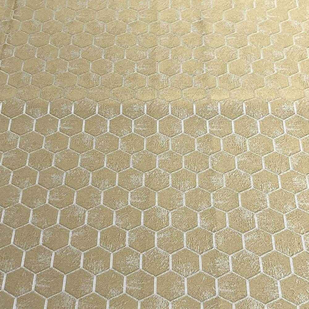 Gold Gastonia Jacquard Fabric by the Yard - 110 Inch Wide
