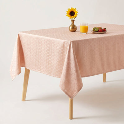 Gastonia Jacquard Tablecloth – Blush