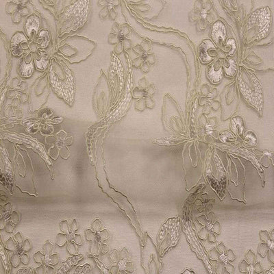 Holiday Mesh Fabric – Ivory