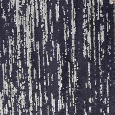 Lanora Jacquard Fabric – Silver/Navy