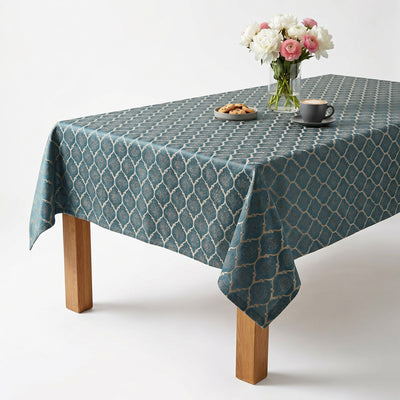 Ladino Ogee Jacquard Tablecloth – Jasper