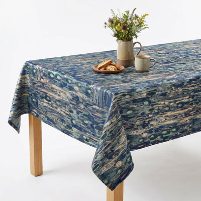 LYNN Metallic Jacquard Print Tablecloth – Green
