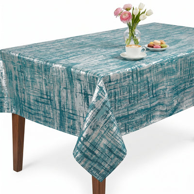 Lynsfield Metallic Jacquard Print Tablecloth – Lime