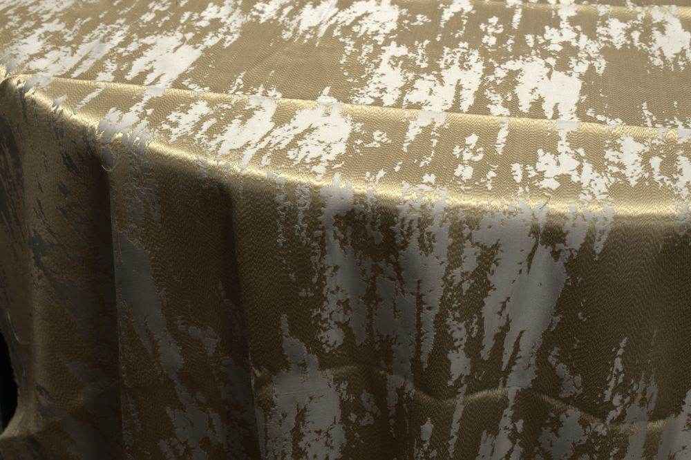 white-gold MARMORE Jacquard Fabric by the Yard - 118 Inch Wide