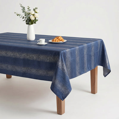 Marisol Jacquard Tablecloth – Navy