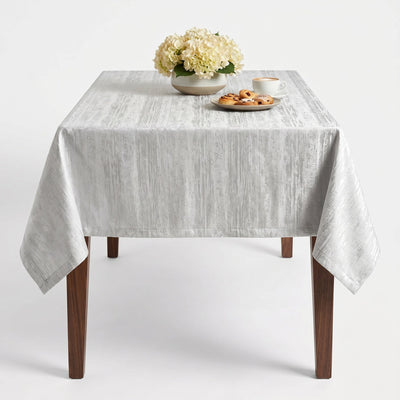 Miniral Jacquard Tablecloth – White