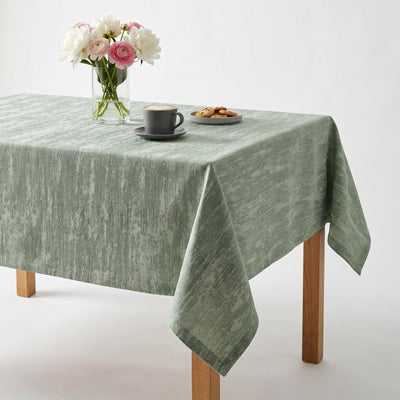 Misty Jacquard Tablecloth – Mint