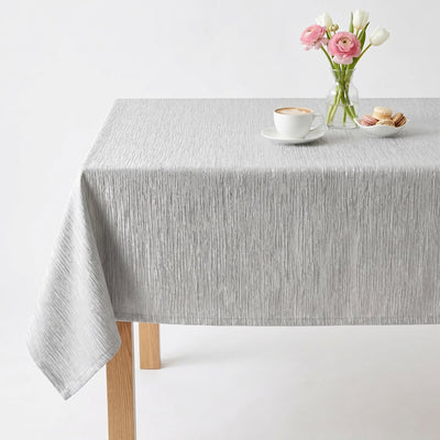 Mowhak Jacquard Tablecloth – White/white