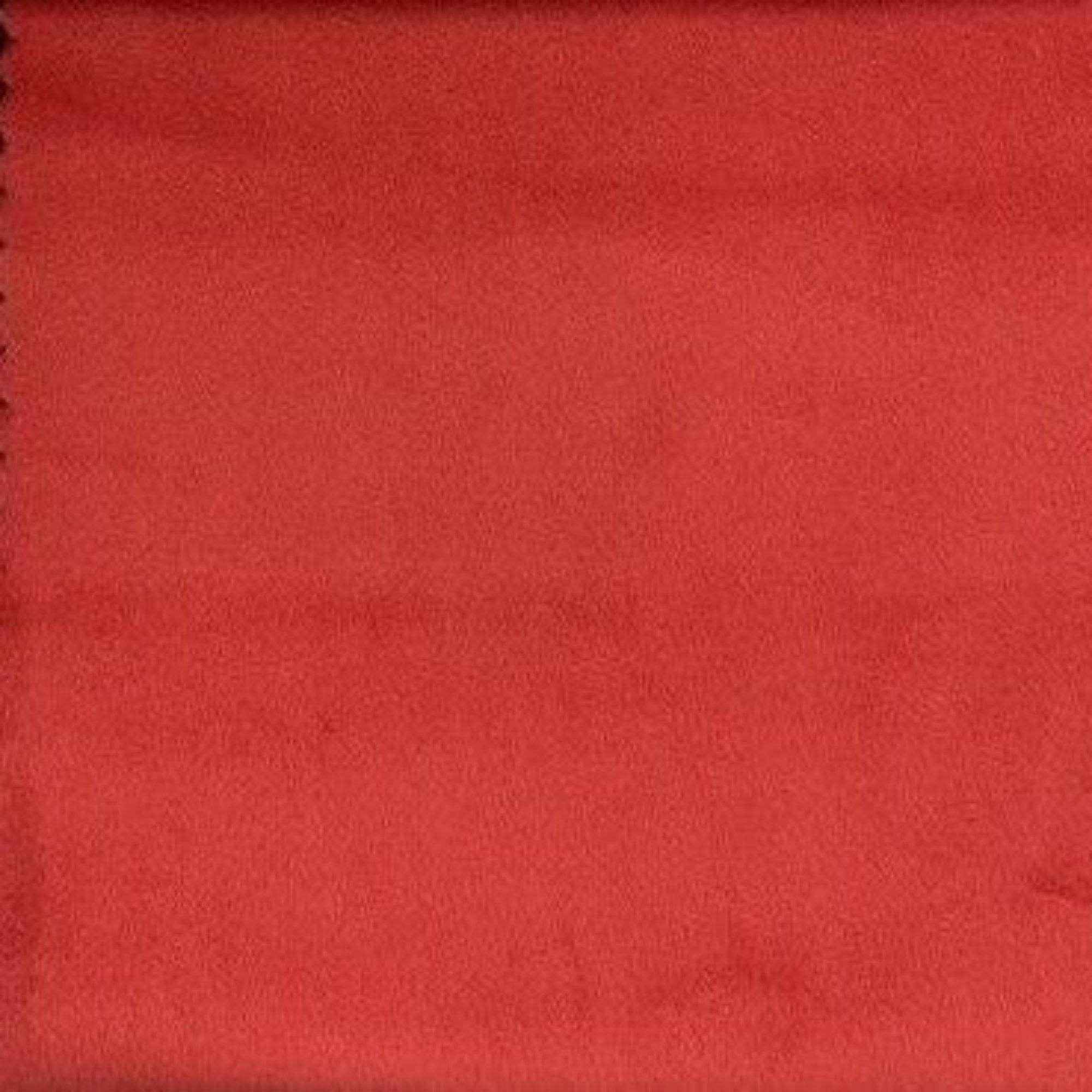 Paprika Soft Velvet Fabric by the Yard - 118 Inch Wide