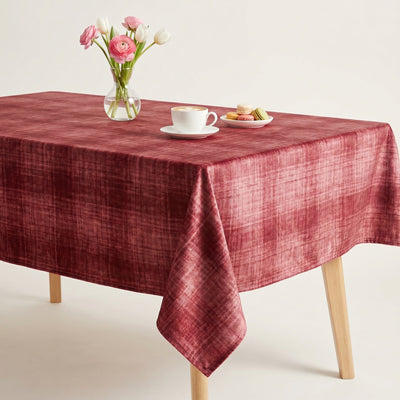 Newport Beach Velvet Tablecloth – Rose