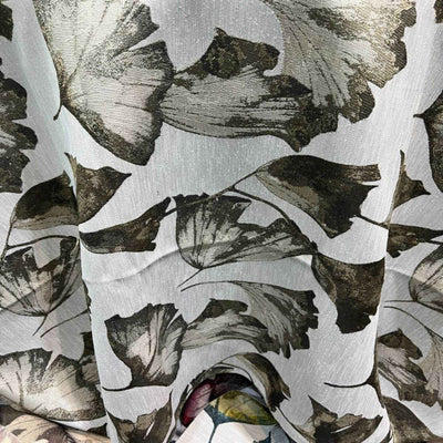 Poppy Jacquard Fabric – Brown