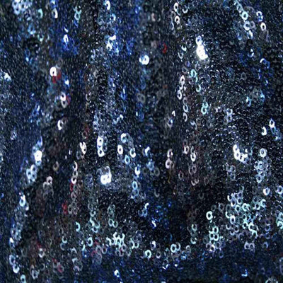 Quincy Sequin Fabric – Navy