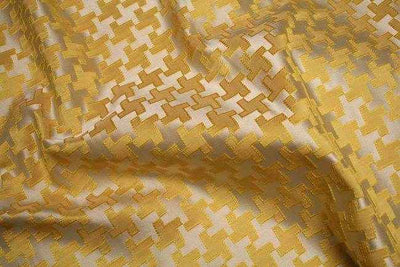 Rattle Jacquard Fabric – Mustard