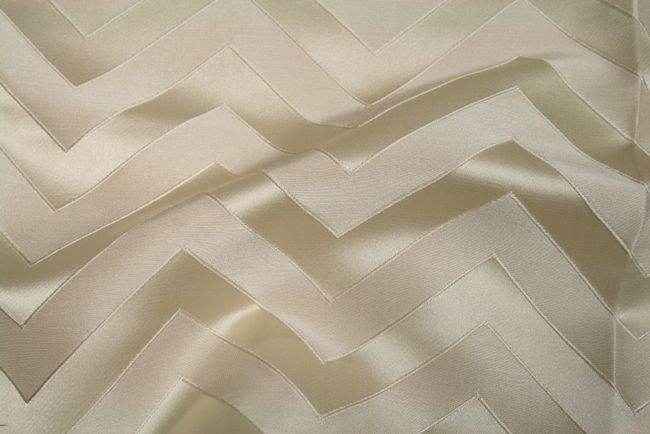 ivory RELLA Jacquard Fabric by the Yard - 58 Inch Wide