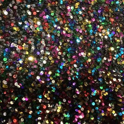 Multi Velvet Sequin Fabric – Multi Copper