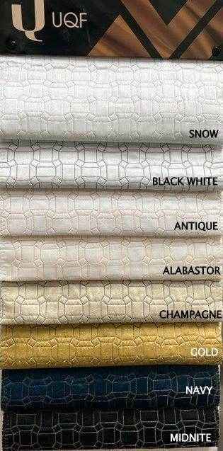 Square Jacquard Fabric – Alabaster