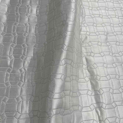 Square Jacquard Fabric – Snow