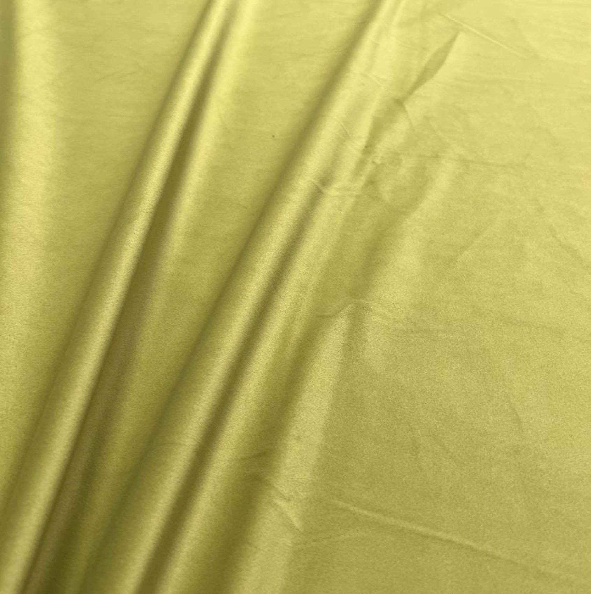 Avocado Soft Velvet Fabric by the Yard - 72 Inch Wide