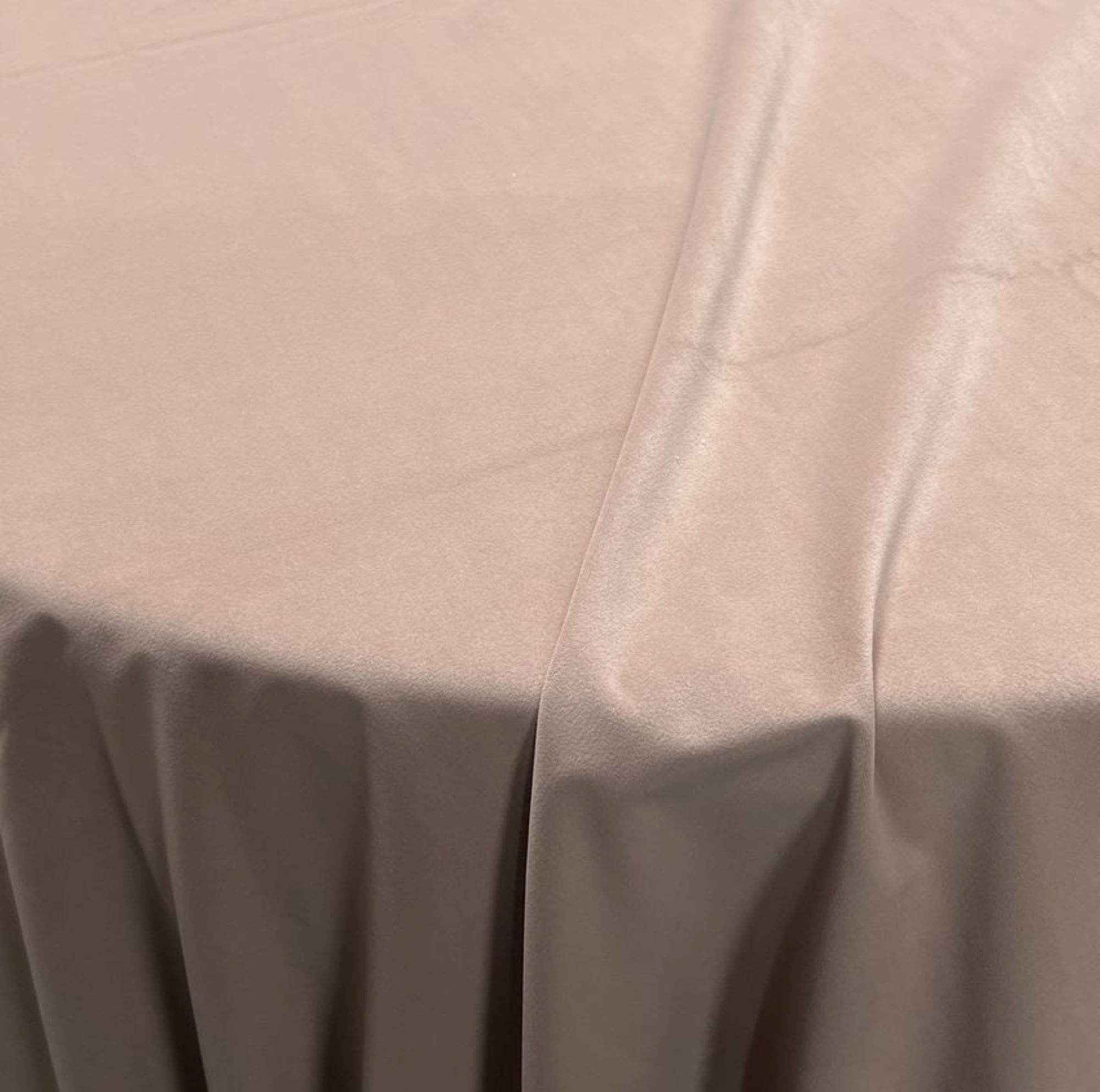 Dusty Rose Soft Velvet Fabric by the Yard - 72 Inch Wide