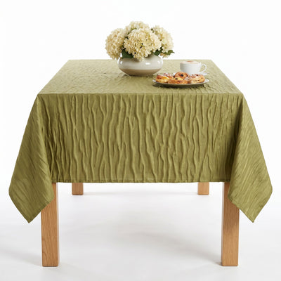 Supreme Jacquard Tablecloth – Apple Green