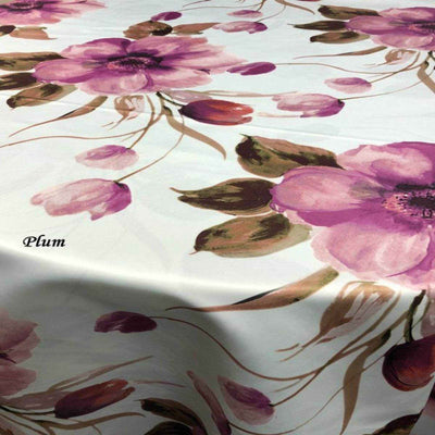 Tropical Digital Print Fabric – Plum