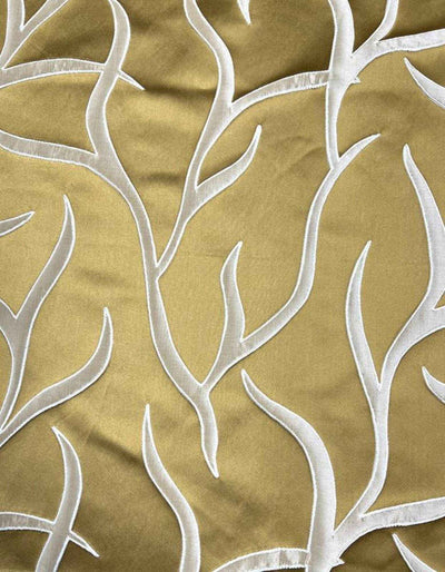 Vine Tree Jacquard Fabric – Gold