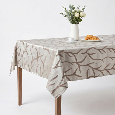 Vinetree Jacquard Tablecloth – Blush