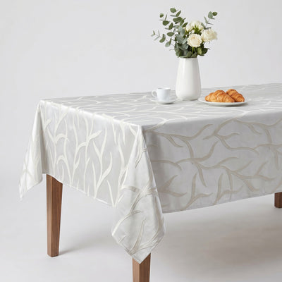 Vinetree Jacquard Tablecloth – Off White
