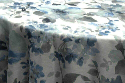 Graceful Digital Print Fabric – Blue