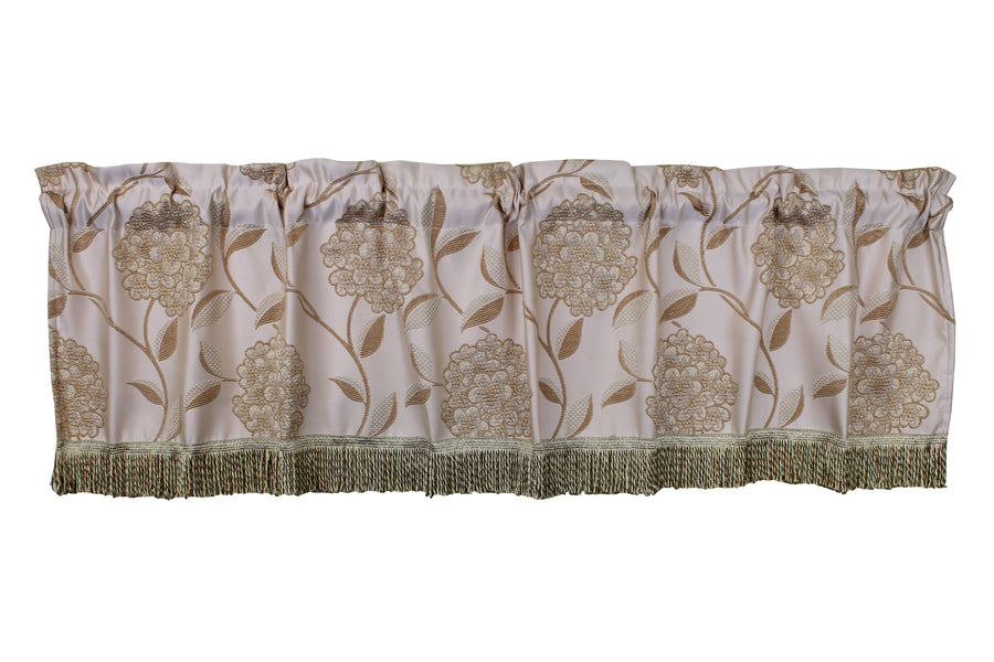 Venetian Decorative Window Treatment Rod Pocket Curtain Straight Valance