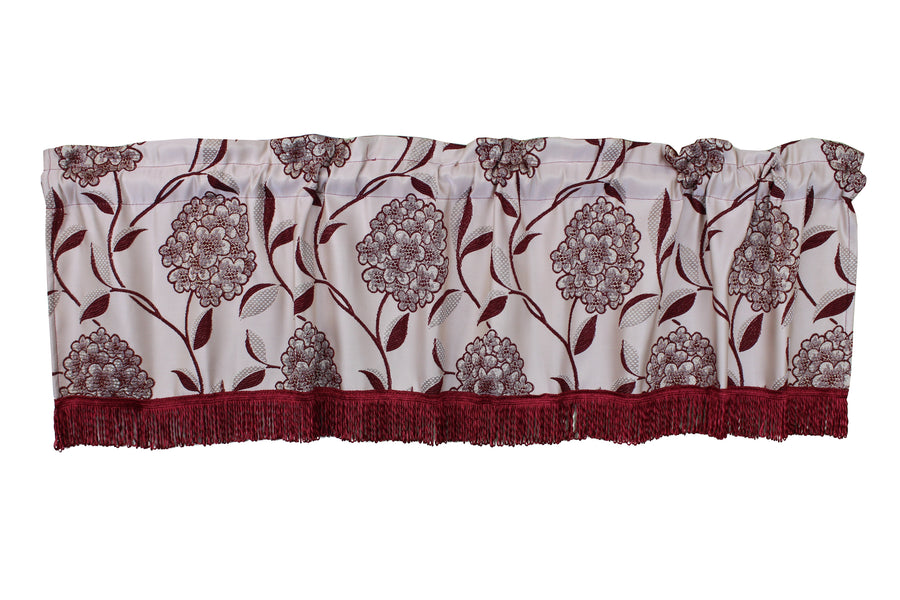 Venetian Decorative Window Treatment Rod Pocket Curtain Straight Valance