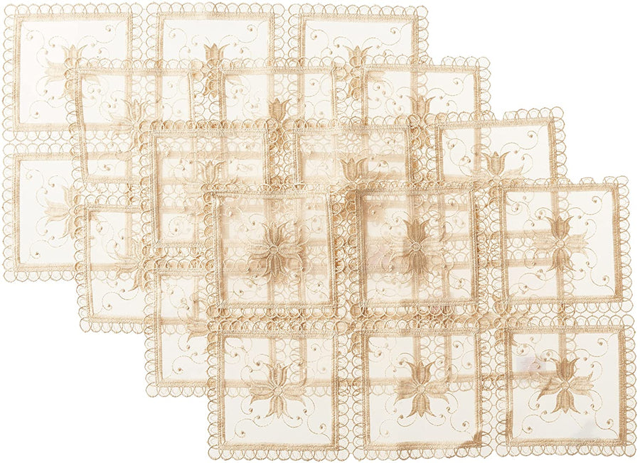 Blossom Exquisite Lace Pattern Decorative Place Mats
