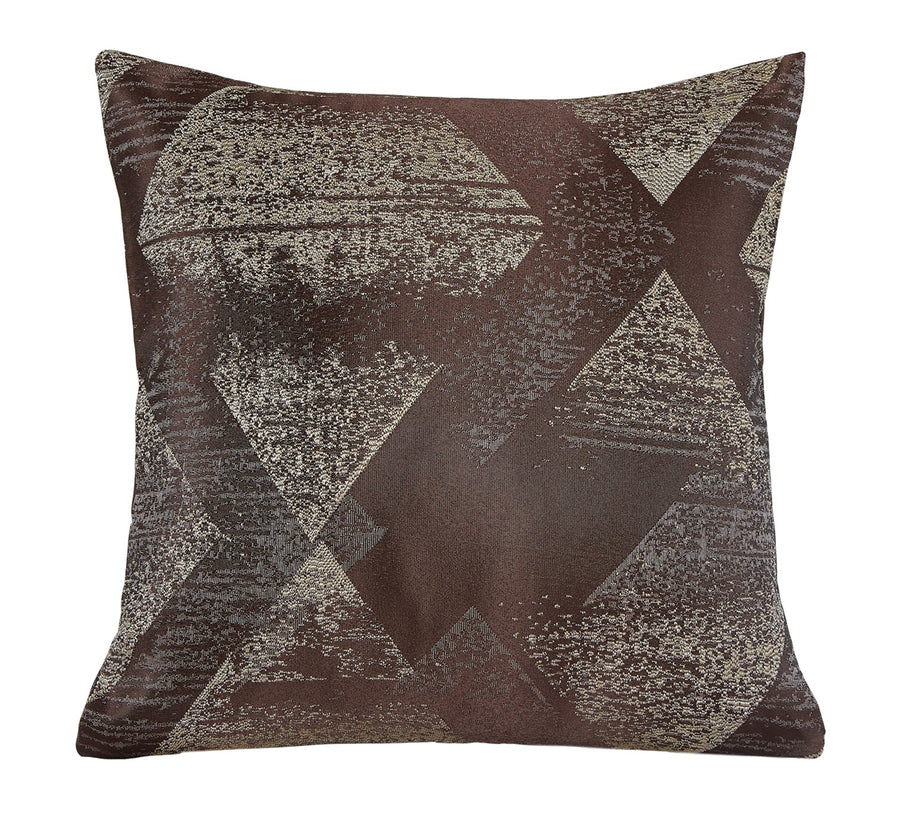 Violet Linen Pacifica Geometric Pattern Decorative Accent Throw Pillow