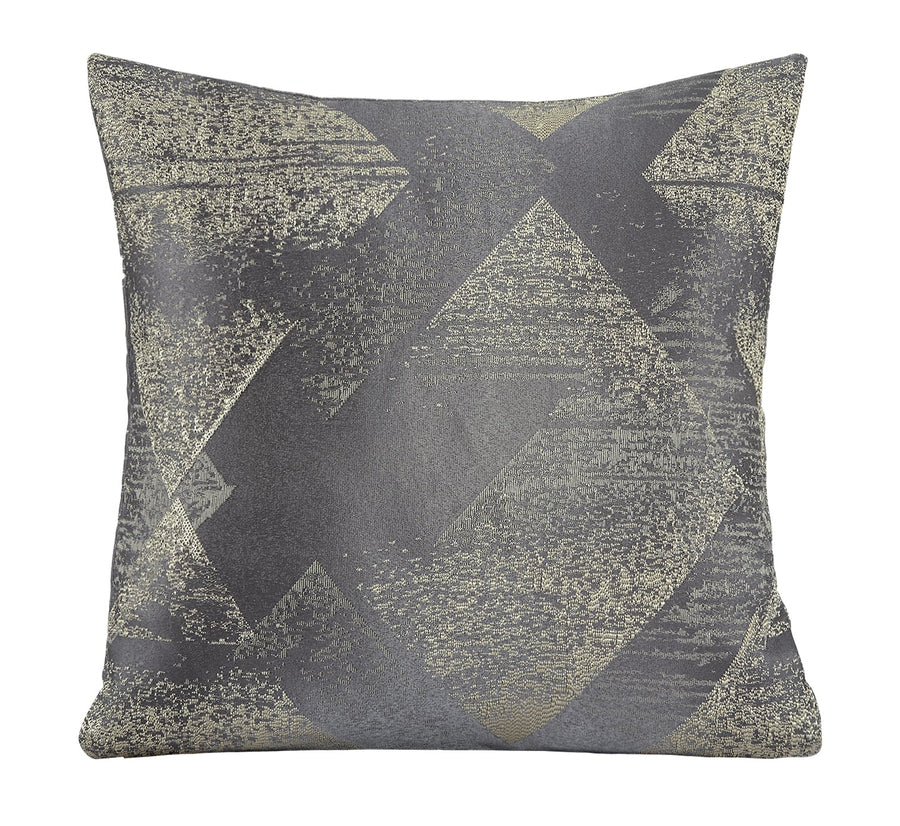 Violet Linen Pacifica Geometric Pattern Decorative Accent Throw Pillow
