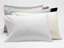 Violet Linen Cotton Sateen Envelope Pillowcases (Pair)
