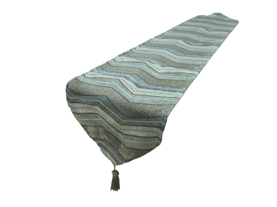 Luxurious Indiana Chenille Decorative Table Runner