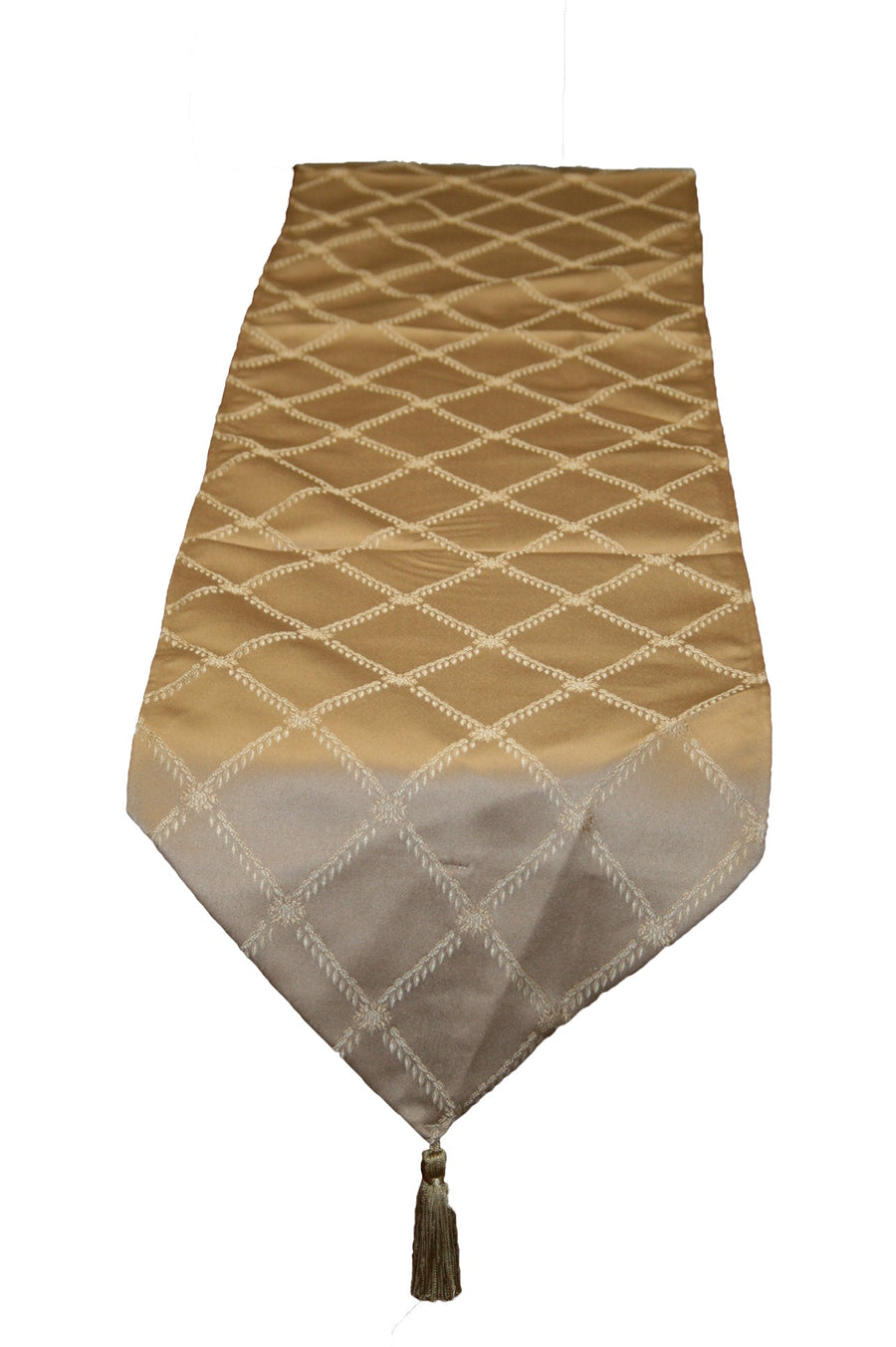 Diamond Damask Decorative Table Runner