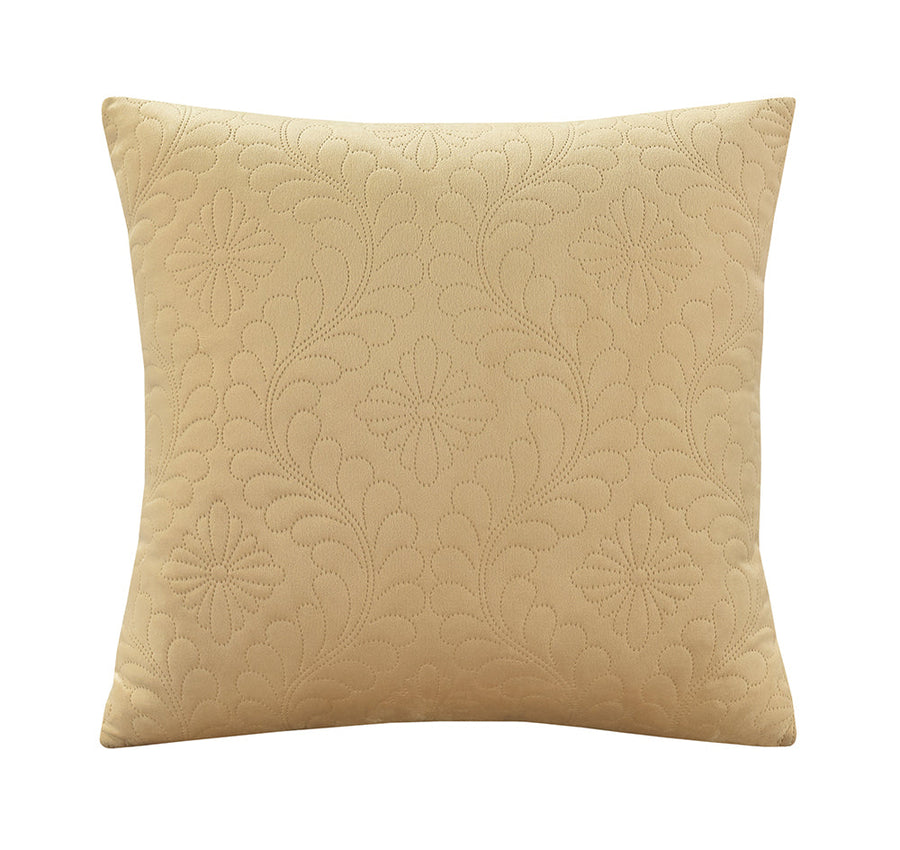 Mosaic Quilted Damask Pattern Decorative Accent Throw Pillow