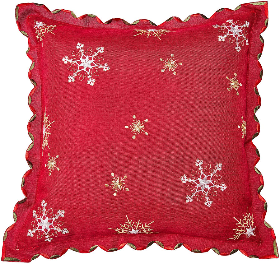Seasonal Xmas Christmas Holiday Essenial Pattern Decorative Accent Throw Pillow